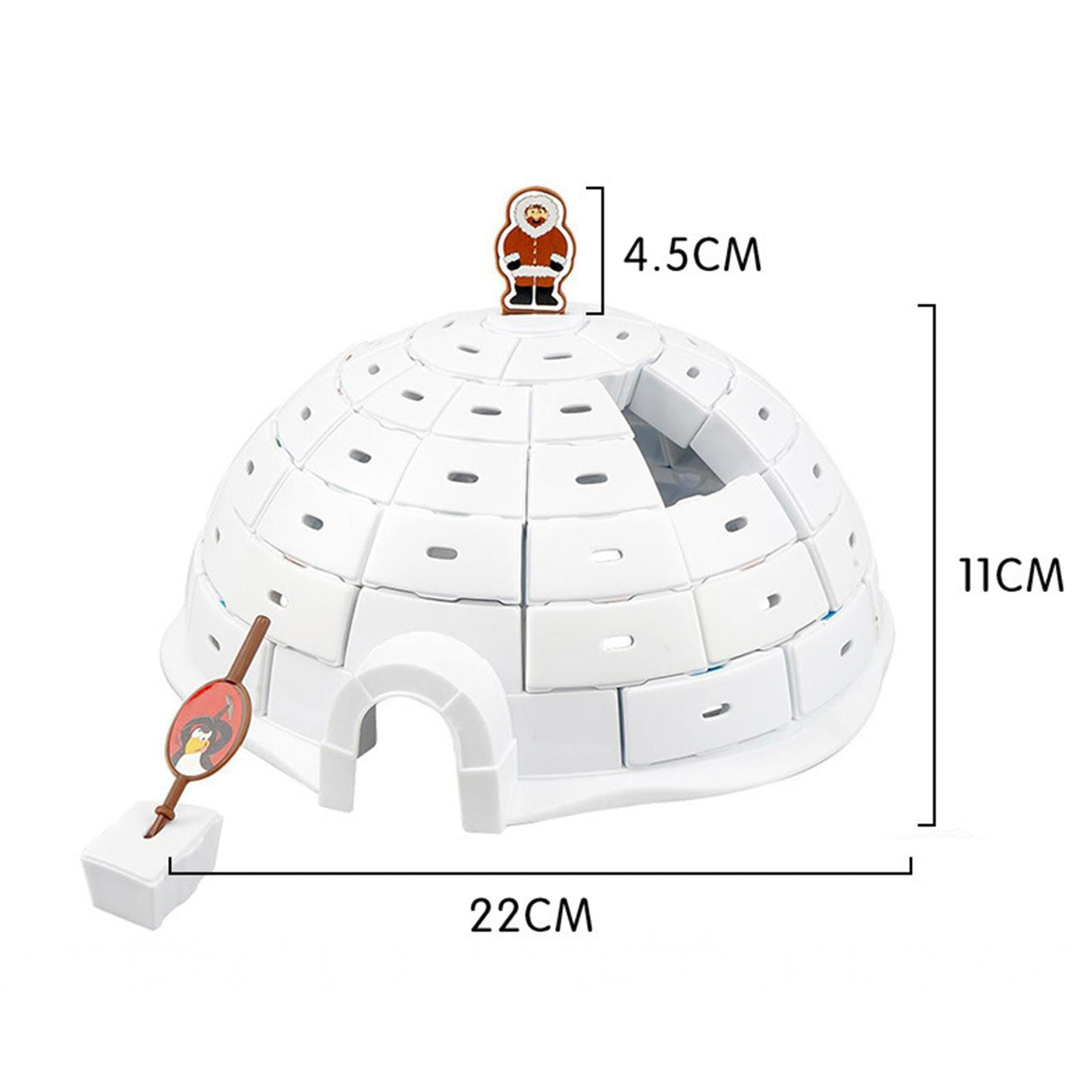 Igloo Bricks | Bevrijd je innerlijke vreugde met dit pinguïn bordspel! - Stimuleert plezier en strategisch denken