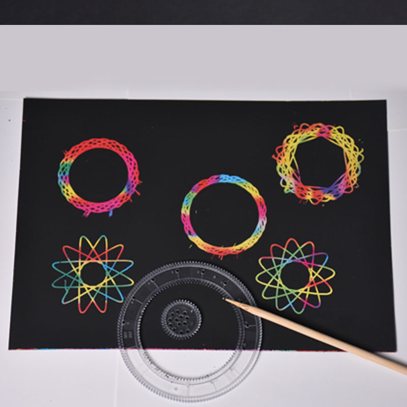 SpiralScribe | Découvrez des motifs infinis - Règle spirographe pour des heures de plaisir créatif