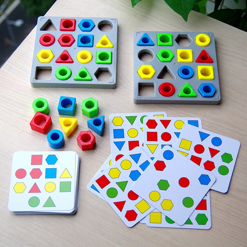 Children's Shape Blocks | Stimuleert Creatief Spel en Motorische Vaardigheden - Speel en Leer Plezier