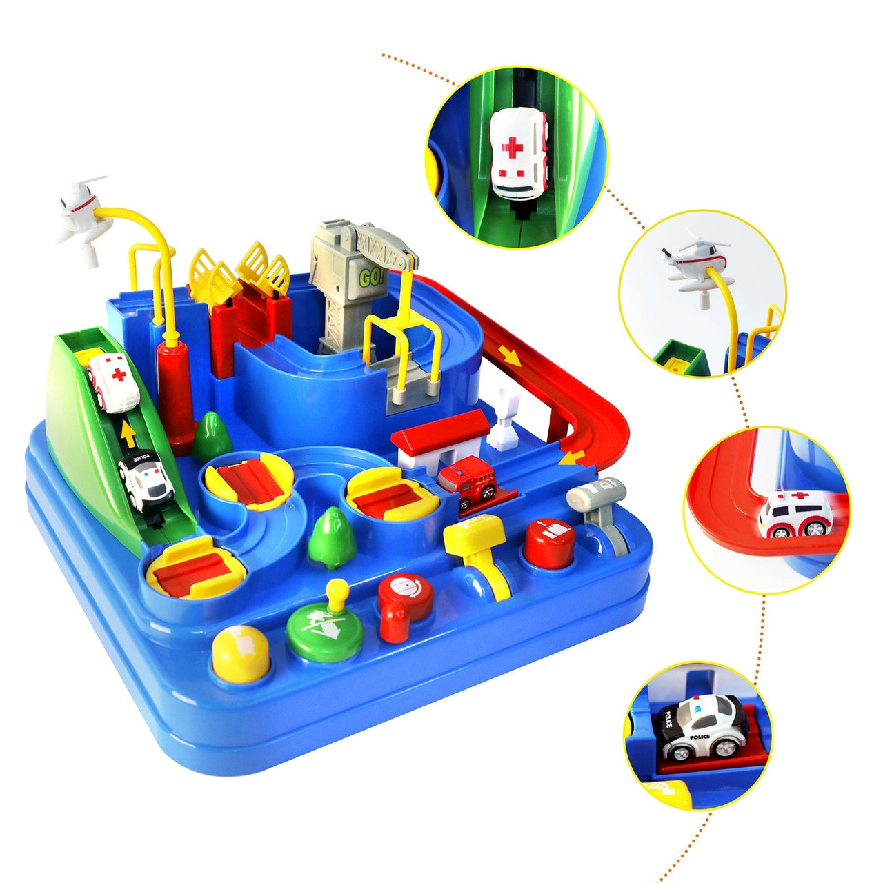 Äventyrstävling Banan | Träna Ditt Barns Hjärna - Pedagogisk Racerbana