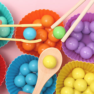 Ecotoys BeadBounce | Tellen, Schuiven, Winnen - Montessori Kralen Bord Sorteerspel